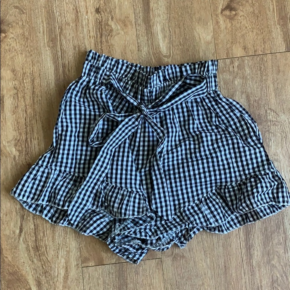 Gingham shorts